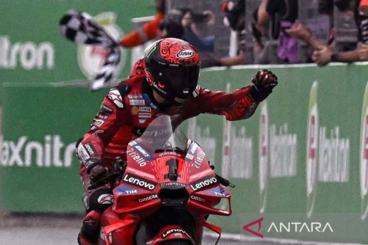 Pecco puas dengan performa motornya usai libas Martin di GP Malaysia